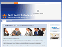 Tablet Screenshot of italialopez.com